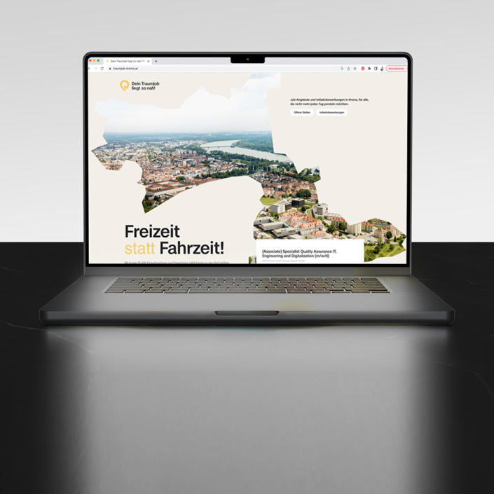 Entwicklung Kampagne und Jobplattform für AMS & Wirtschaftsbeirat Krems