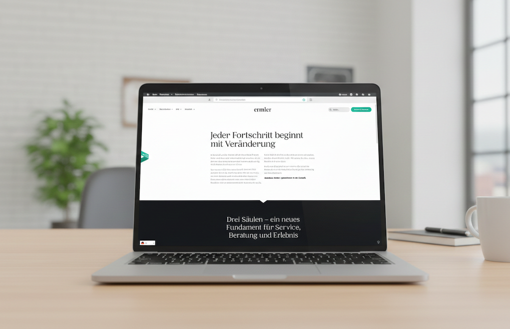 Projektbegleitung Landingpage Ermler am See