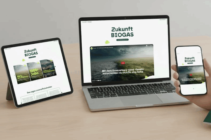 Kampagne Zukunft Biogas mit KI Videos
