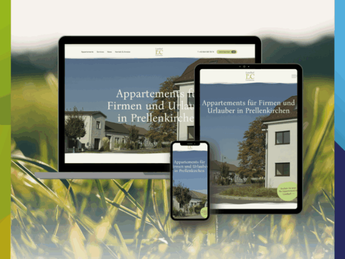 Webdesign für Landhof Carnuntum